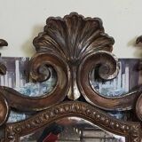 Large Venetian wall mirror in Louis XV style with 5 light arms.