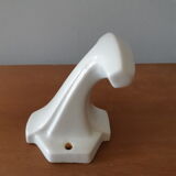 White porcelain hooks