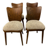 Chaises vintage en bois