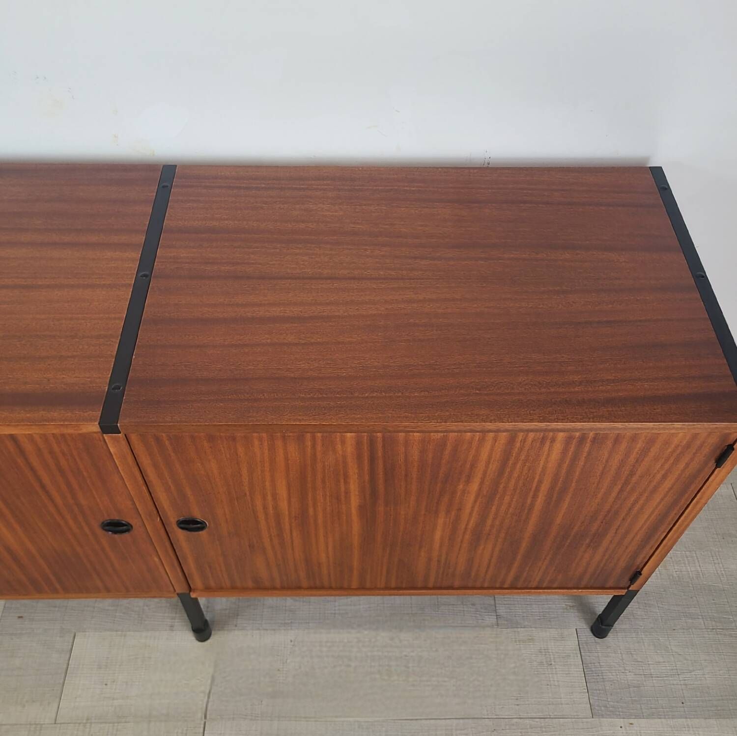 Vintage ARP Minvielle edition teak sideboard, Guariche design, 1960