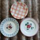 12 mismatched vintage dessert plates
