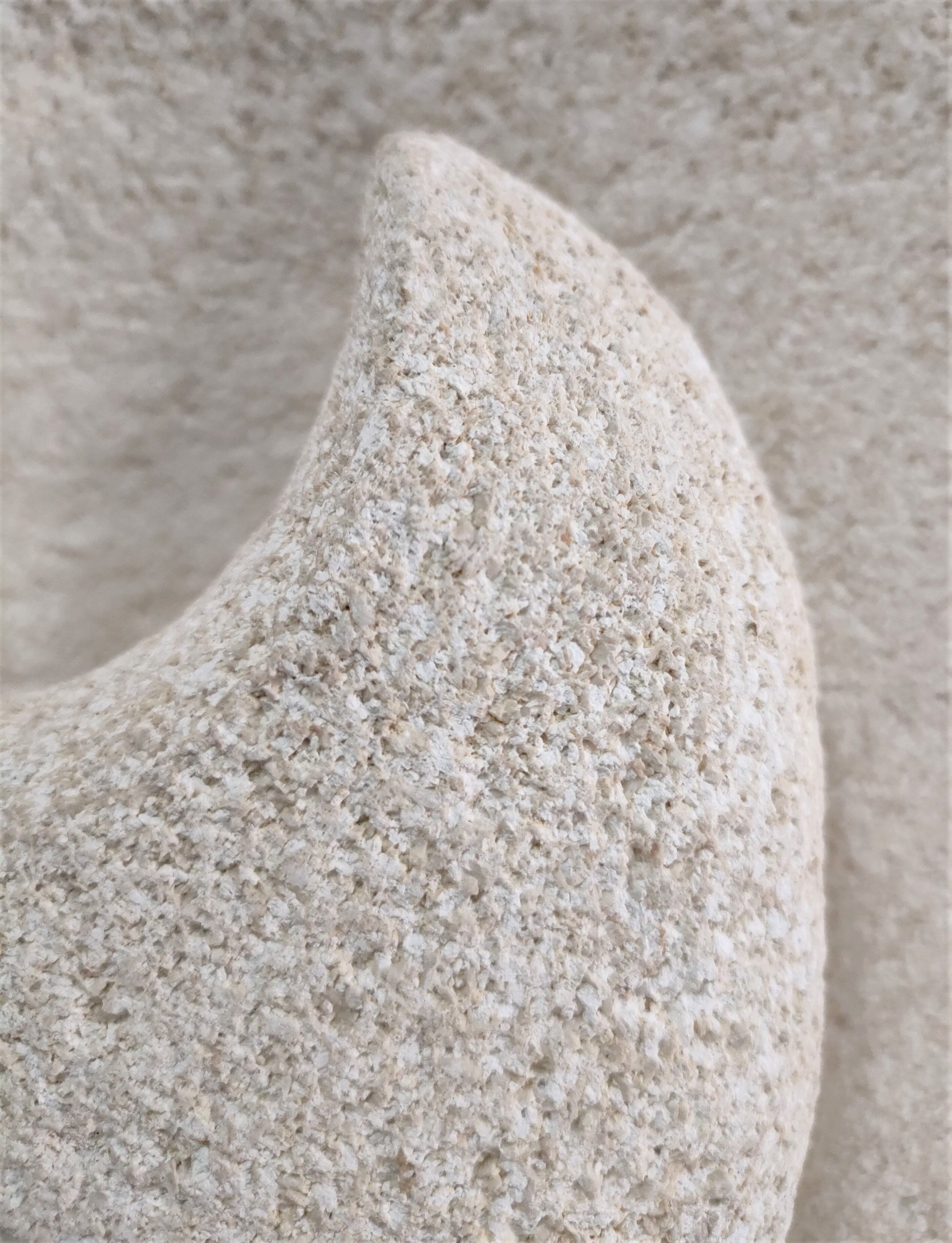 Lamp stone carved design 70s