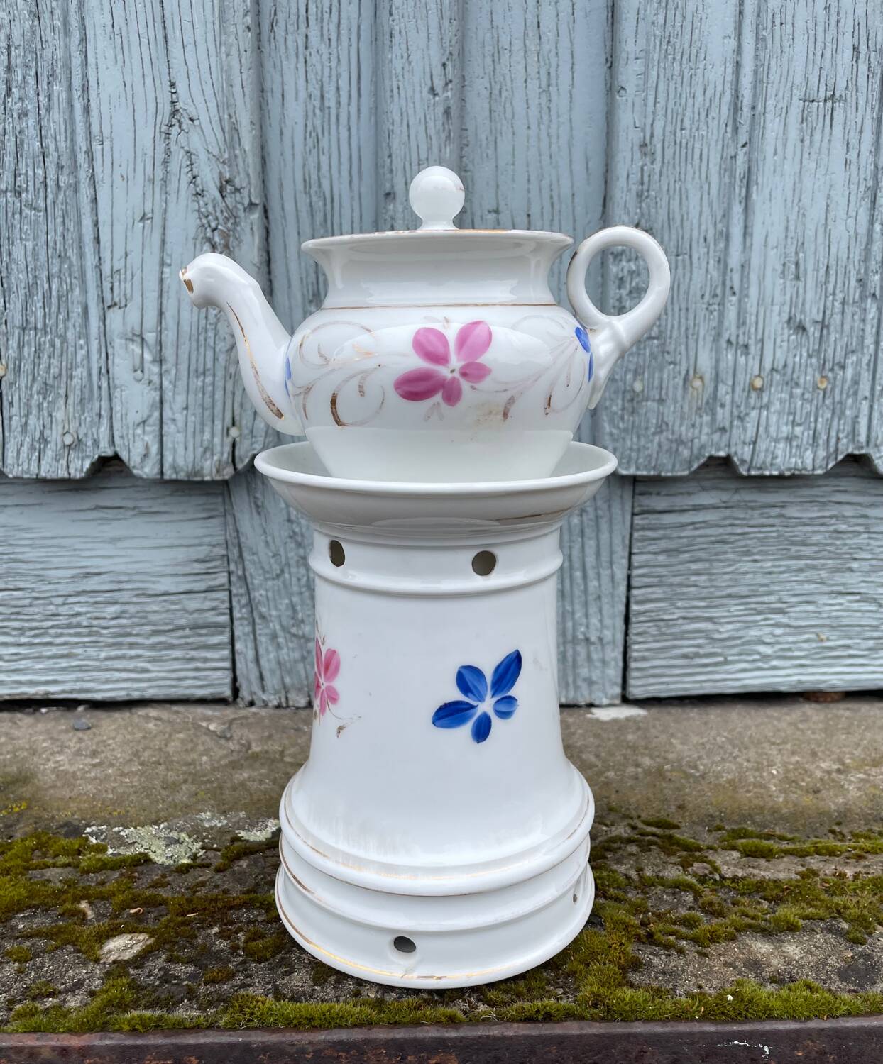 Antique porcelain teapot