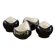 Lot of iridescent earthenware salerons
