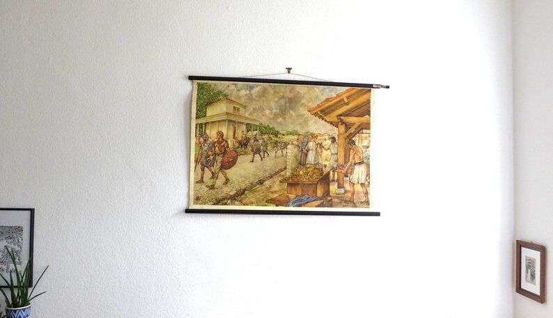 Affiche pédagogique Rome antique