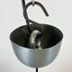 Industrial black enamel pendant lamp, 1950s