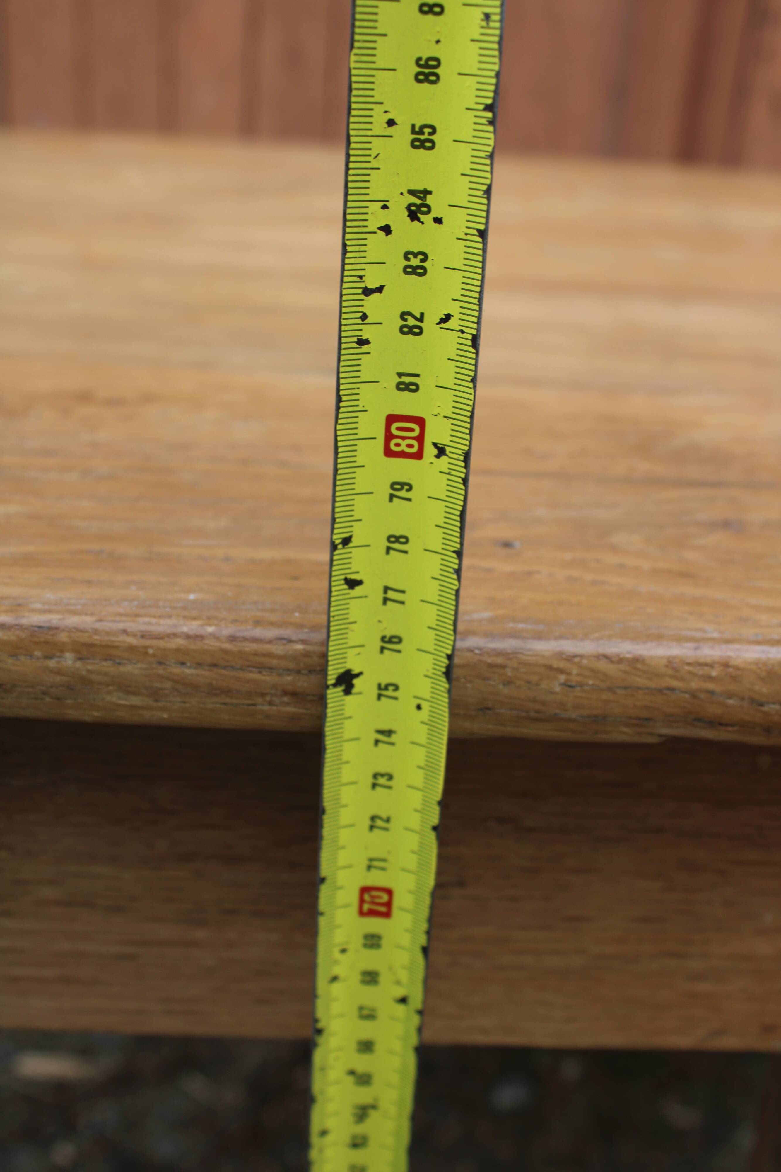 Table de ferme en chêne pour 6 personnes