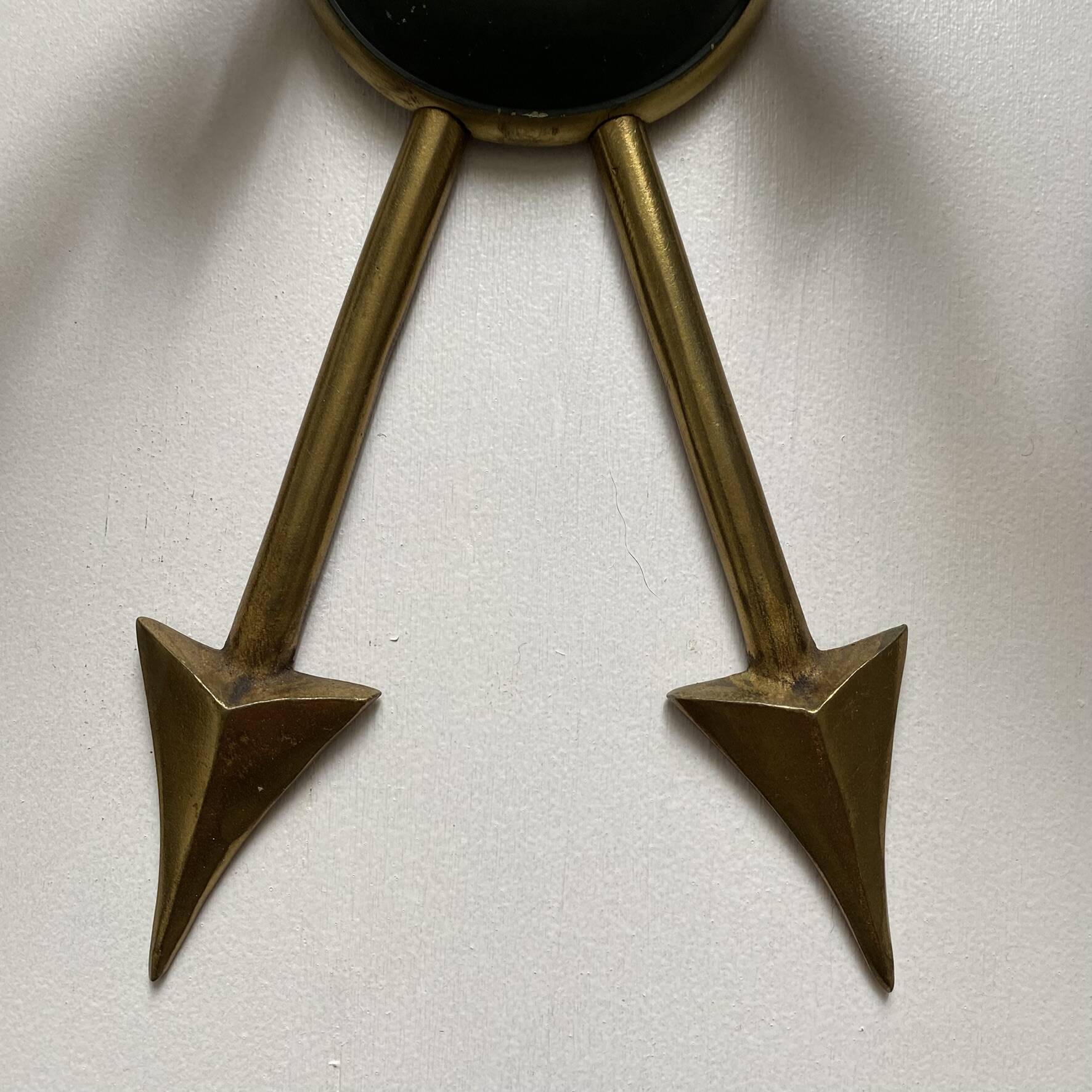 Double fire wall sconces in Empire style