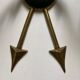 Double fire wall sconces in Empire style