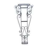 Black wrought iron coat racks