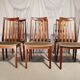Six scandinavian g Plan teak chairs