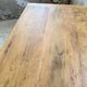Cherry farmhouse table with spindle legs, 1950s