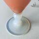 Old vase in pink opaline
