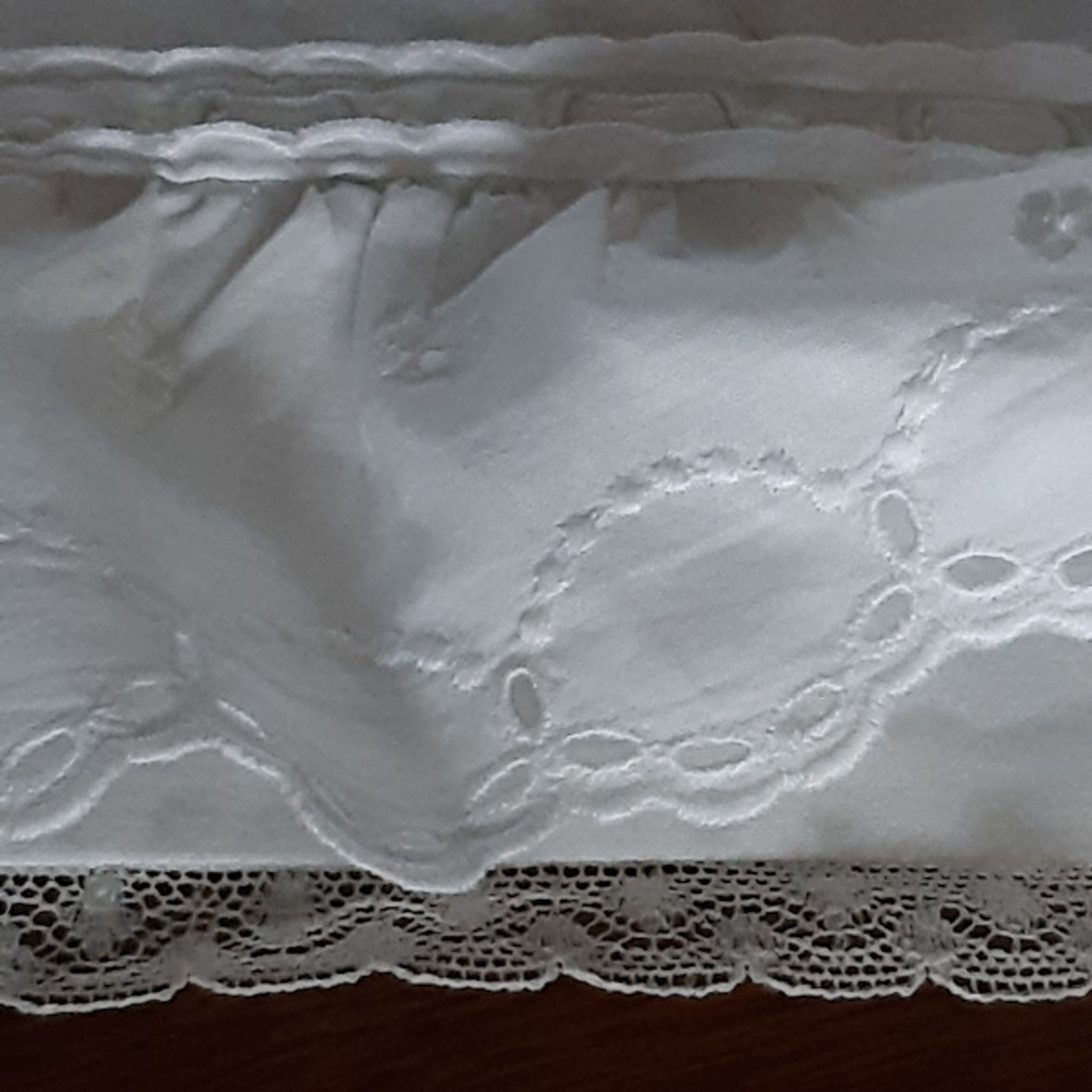Embroidered old pillowcases