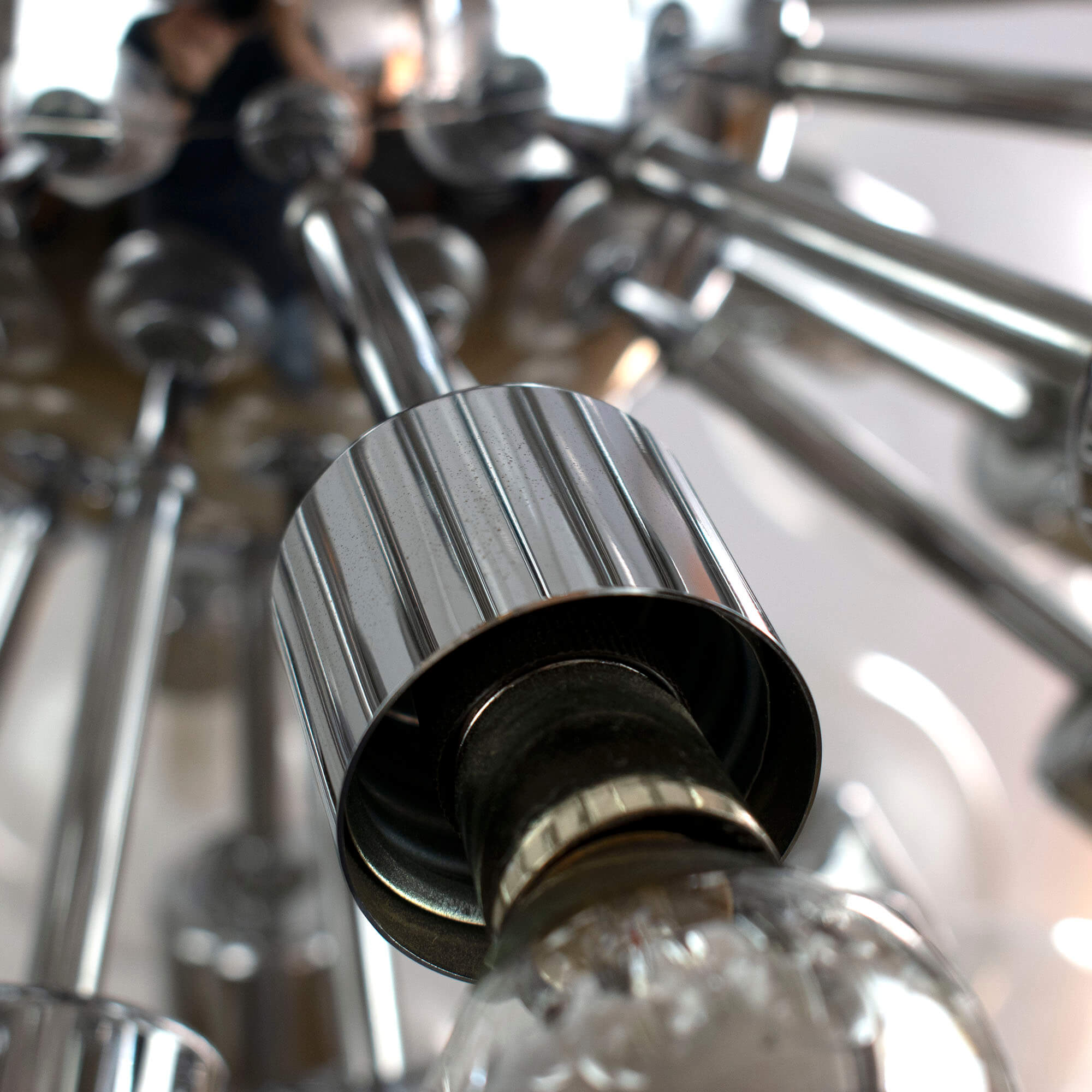 1970s Sputnik Hanging Lamp by Motoko Ishii for Staff Germany Space Age