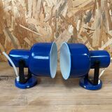 Paire d'appliques murales bleues Amilux - Made in France