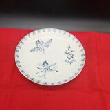 Sugar and its saucer in earthenware Sarreguemines model Vega