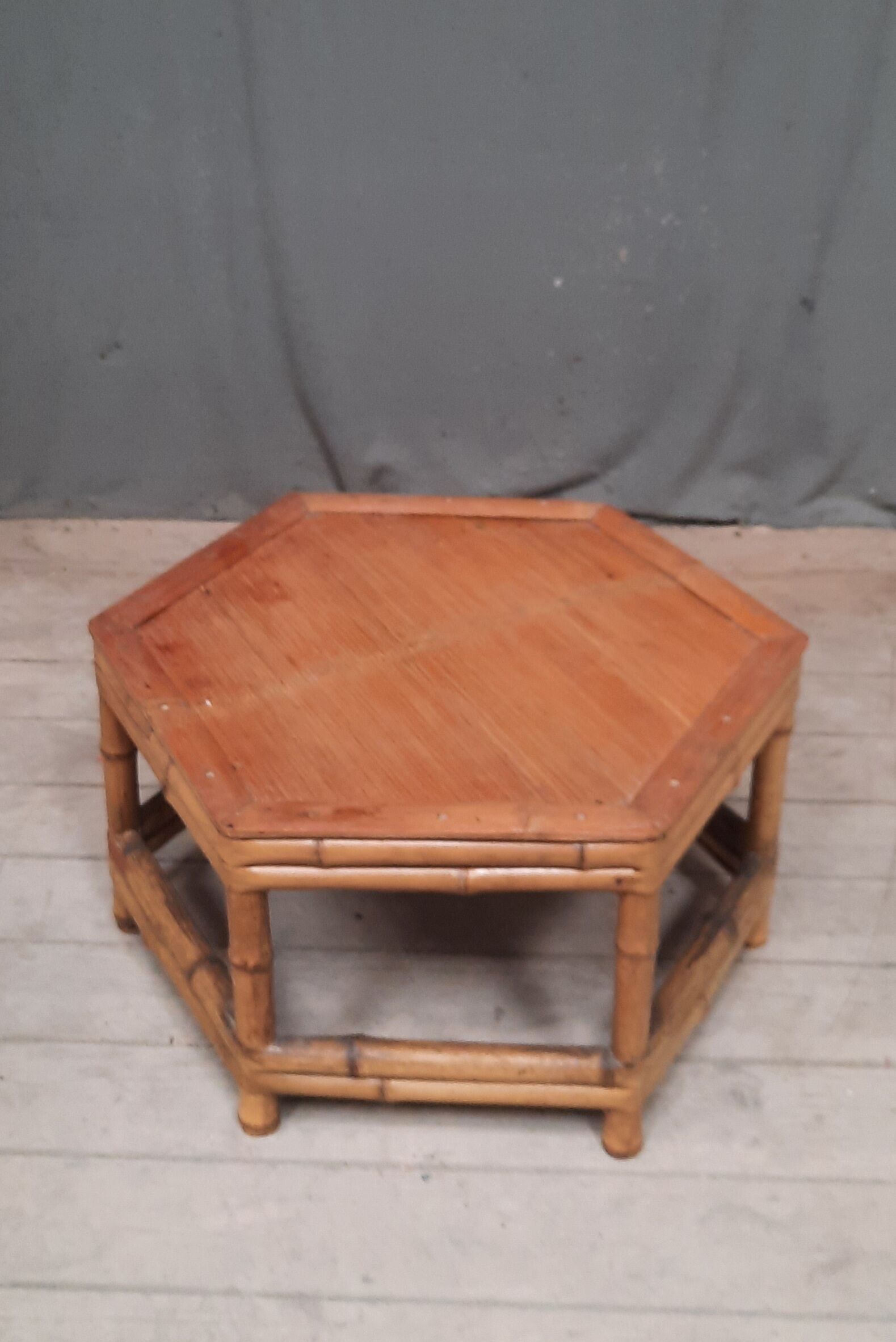 Small bamboo coffee table