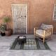 Green Moroccan carpet - 117 x 174 cm