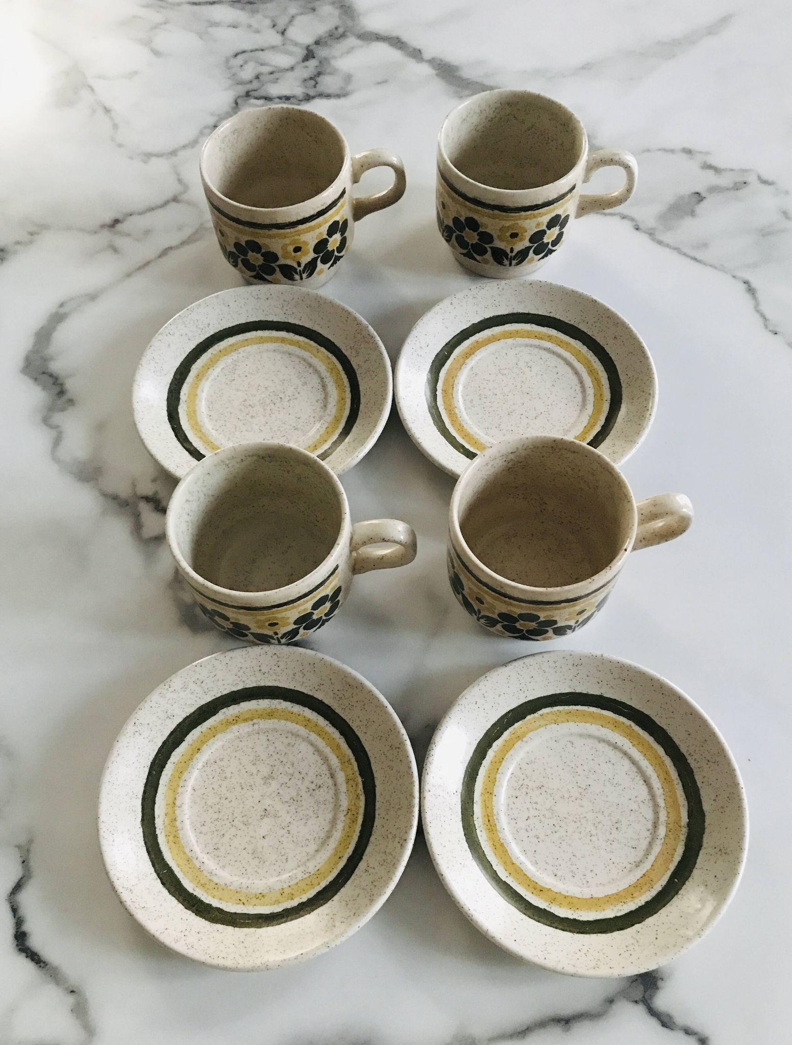 Vintage English Biltons cups and saucers