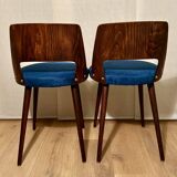 Paire de Chaises Cocktail rénové et re-tapissé
