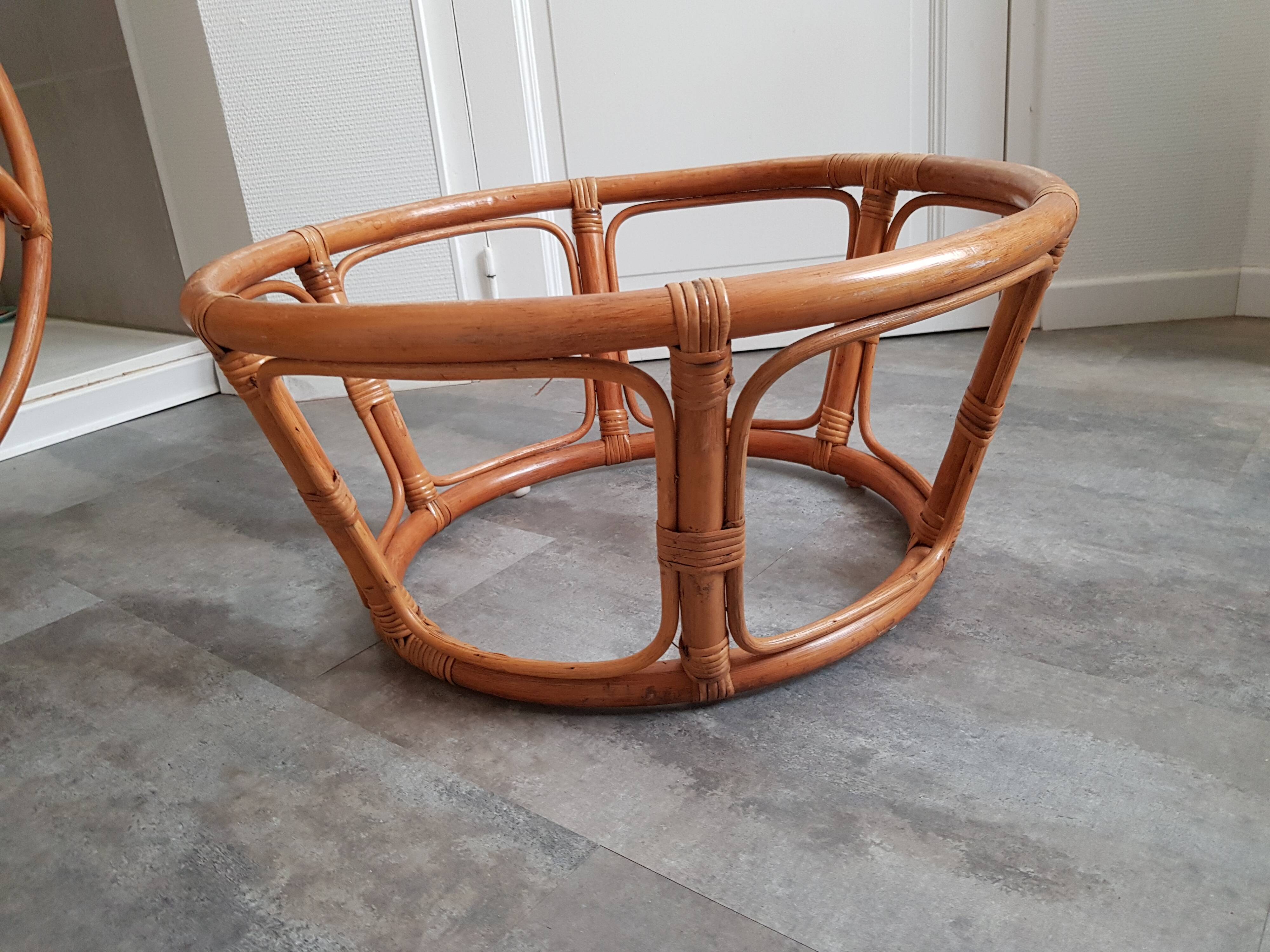 Papasan rattan chair