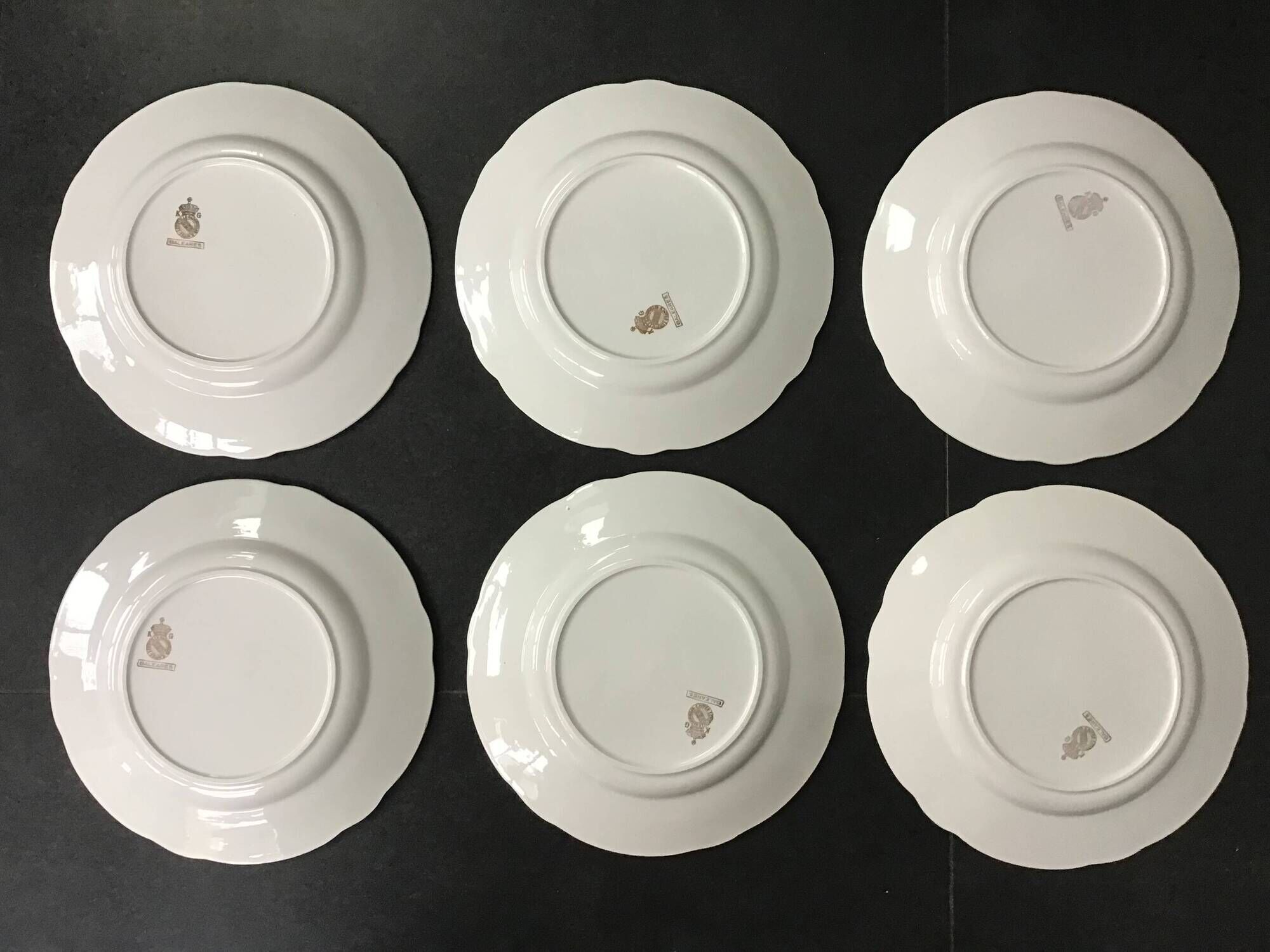 6 flat plates KG Lunéville Badonviller model Baléares