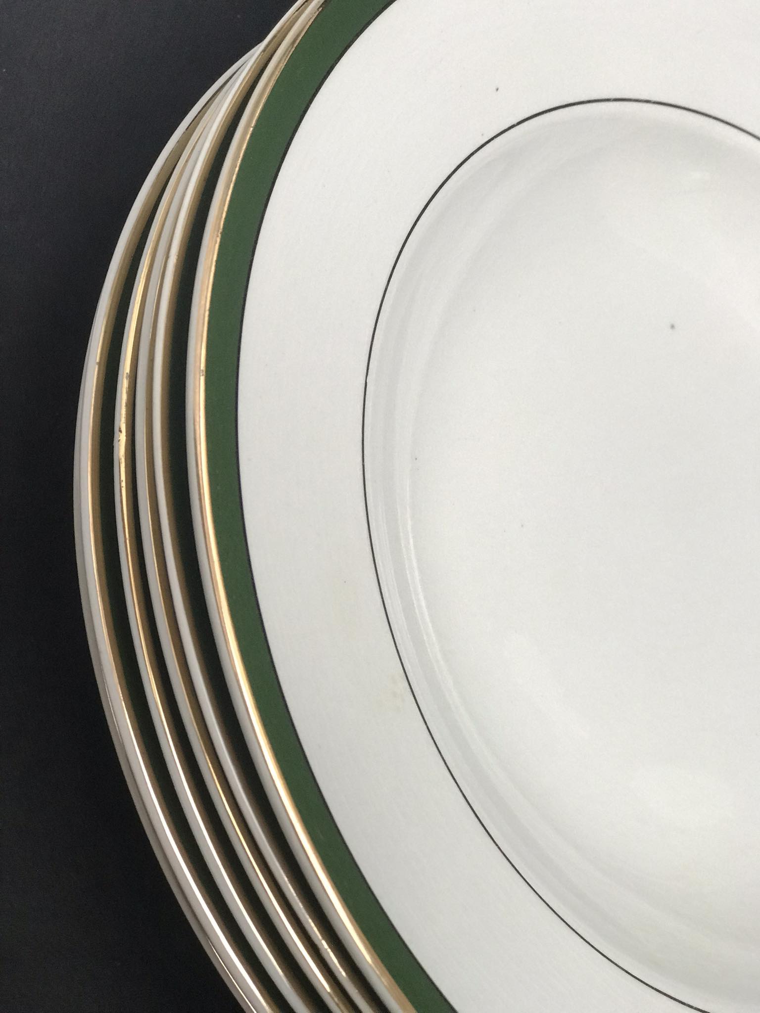 6 hollow plates XIX century Villeroy and Boch