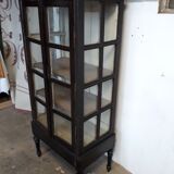 Old window glass on the front and on the sides