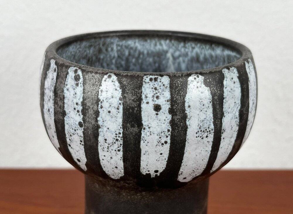 Vintage East German studio vase GDR mid-century by Erhard Goschala, 1960s.