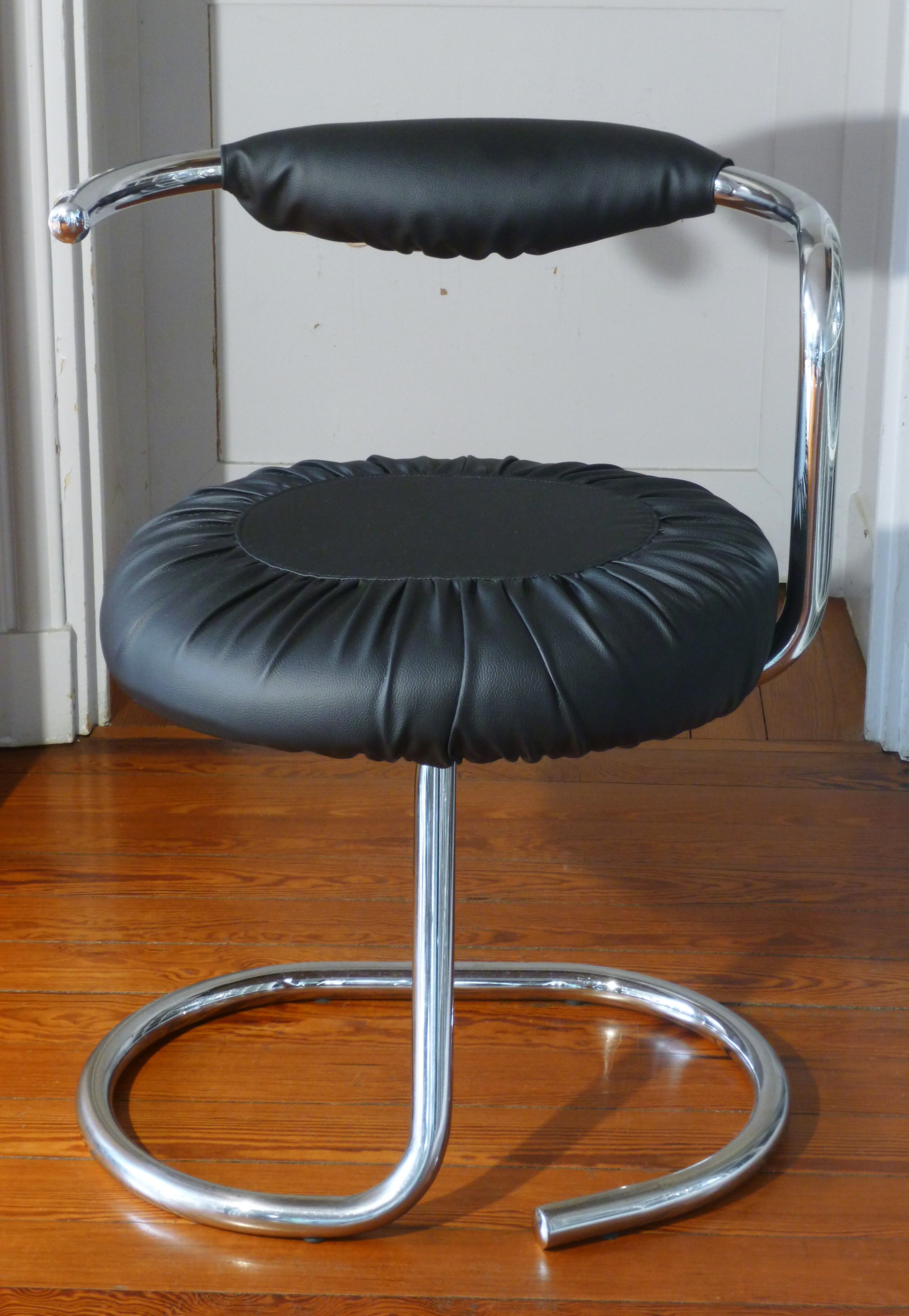 Chair by Giotto Stoppino, model "Cobra", 70s