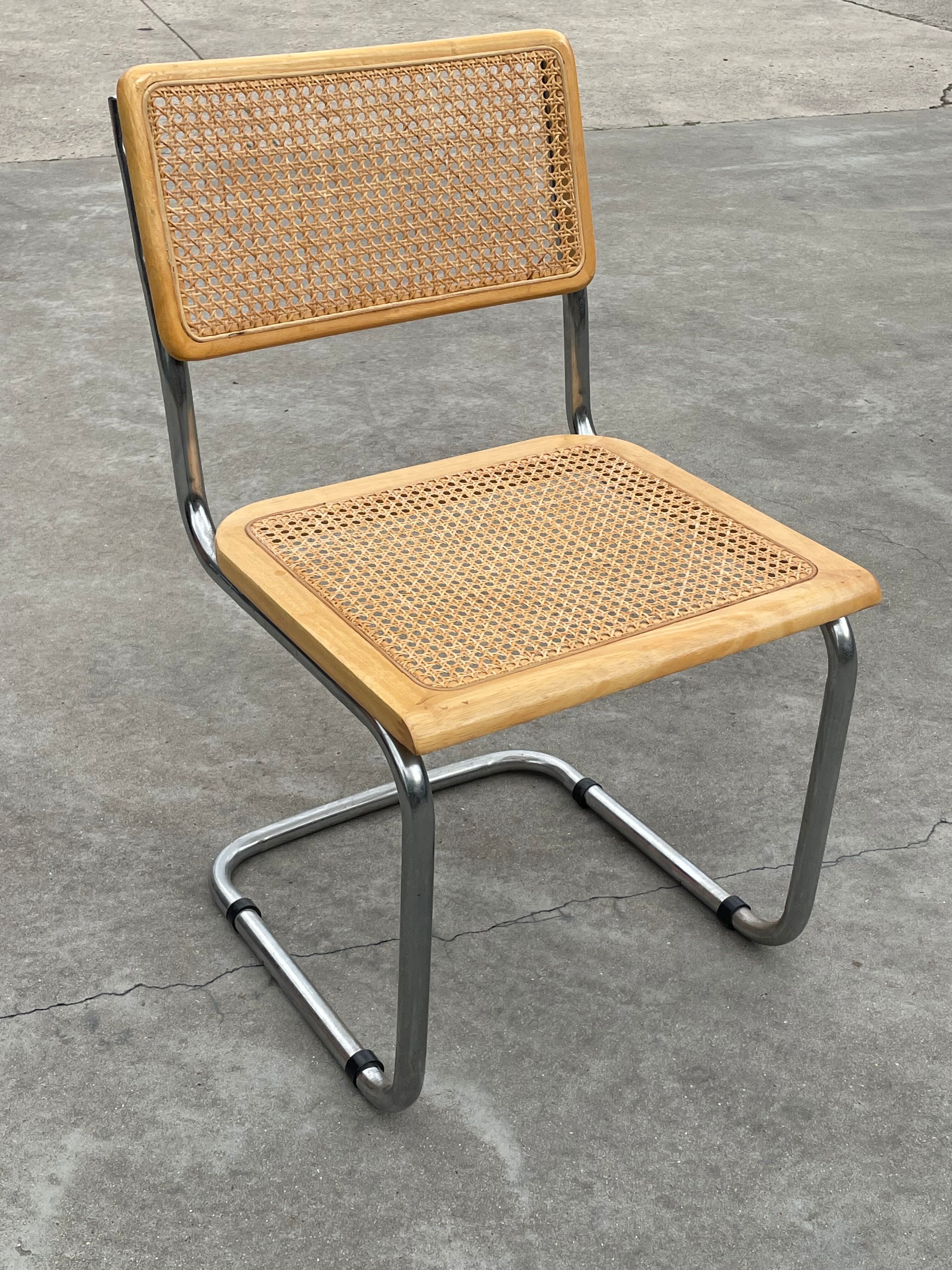 Cesca design chair b32 model in chrome design