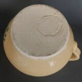 Alsatian glazed terracotta pitcher from Soufflenheim, early 20th century