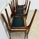 Set of 6 Italian design chairs Carlo de Carlo Cassina model 693 late 50s bouclette