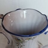 Vase form baluster earthenware of art Angoulême