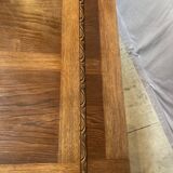 Large carved solid wood table, Spanish neo renaissance style