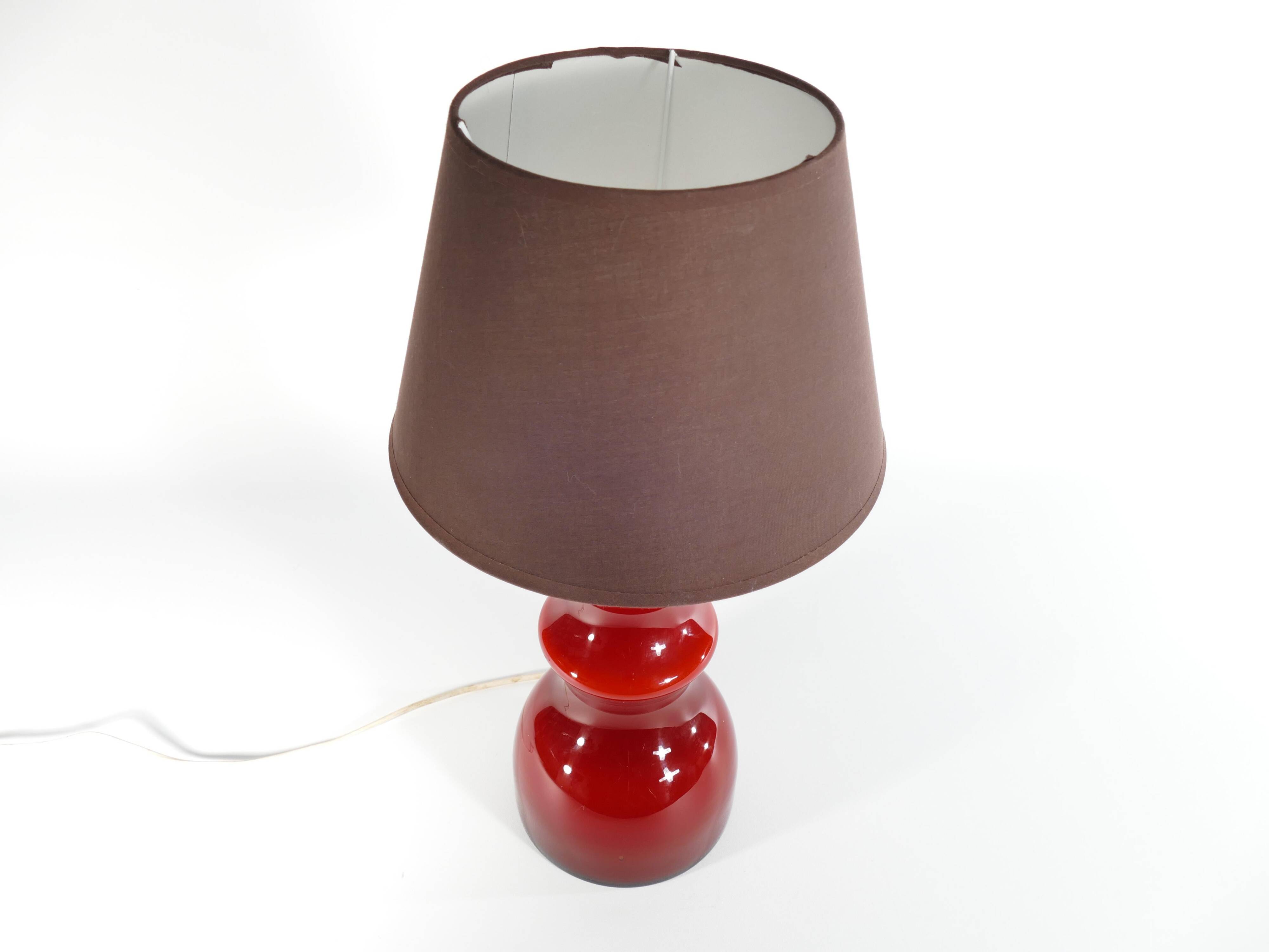 Scandinavian Modern Oxblood Red Table Lamp  by Gert Nyström for Hyllinge