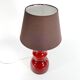 Scandinavian Modern Oxblood Red Table Lamp  by Gert Nyström for Hyllinge