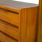 Sideboard bookcase with pull-out desk