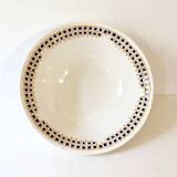 Large round dish/salad bowl from Faïencerie Nouvelle de Givors, "Maryse" model