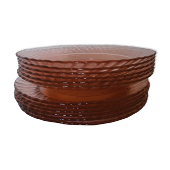 Service 12 plates Rosaline Arcoroc