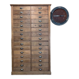 Notary's professional furniture with 30 drawers 1940