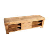 TV stand in solid teak