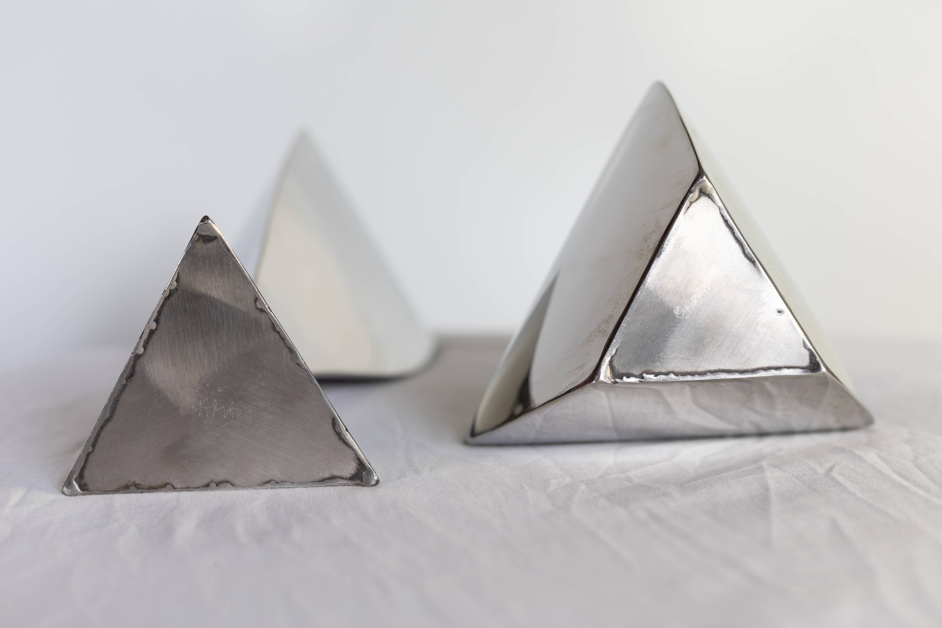 Michael Aram - Set of two 1st edition stainless steel vases