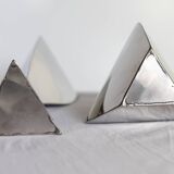 Michael Aram - Set of two 1st edition stainless steel vases