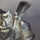 Plat en argent sterling en forme de feuille Fratelli Lisi italien