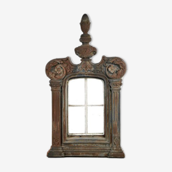 Nineteenth century cast iron window