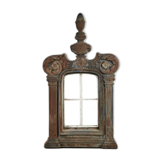Nineteenth century cast iron window