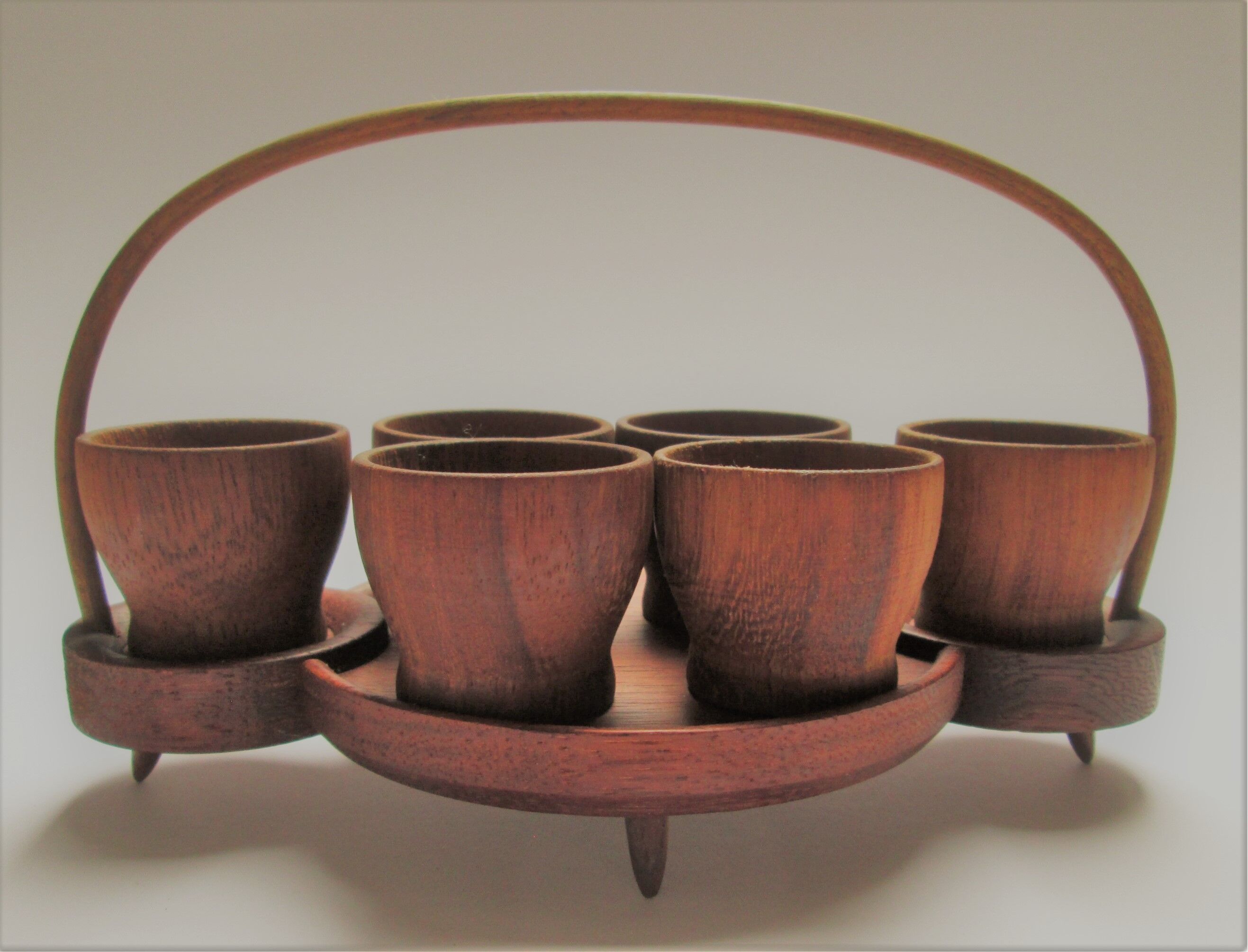 1960s Danish set of 6 eggcups