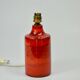Pied de lampe 1960 céramique rouge